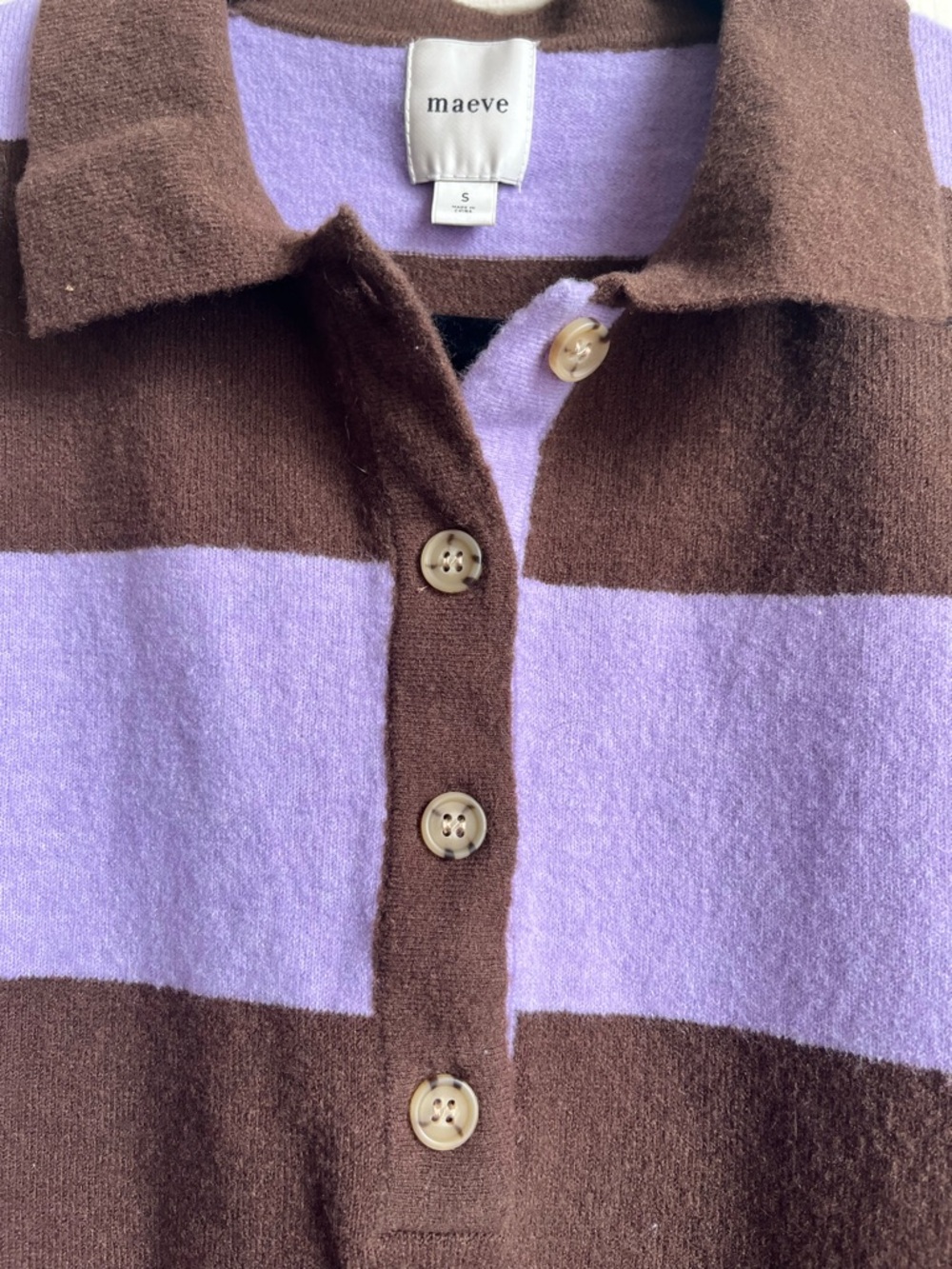 Anthropologie Maeve Wool Rugby Swearer - Picture 4 of 8